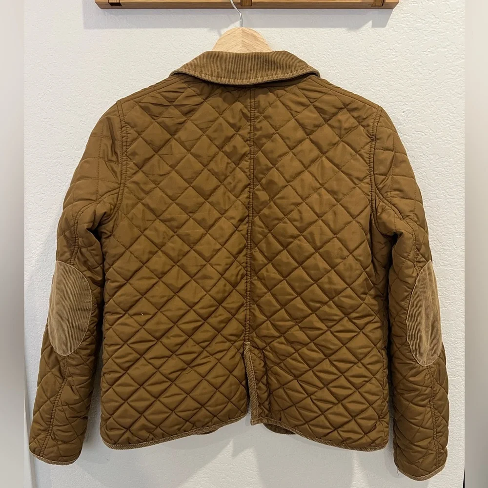 Topshop Tan Quilted Jacket - Picture 2 of 3
